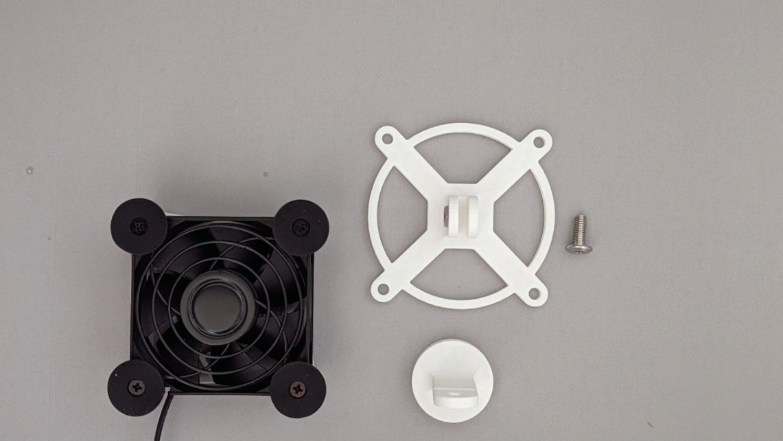 Fan Mount for Greenhouse Cabinet